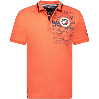 Textiel Heren Polo's korte mouwen Geo Norway SY1357HGN-Coral Rood