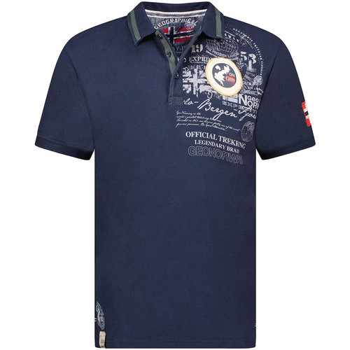 Textiel Heren Polo's korte mouwen Geo Norway SY1357HGN-Navy Marine