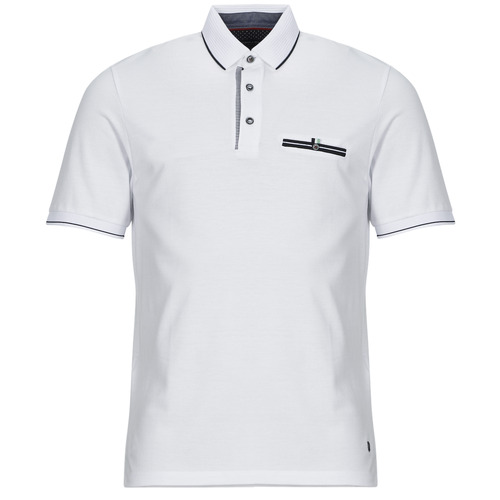 Textiel Heren Polo's korte mouwen Jack & Jones JPRBLUMILLIARD Wit