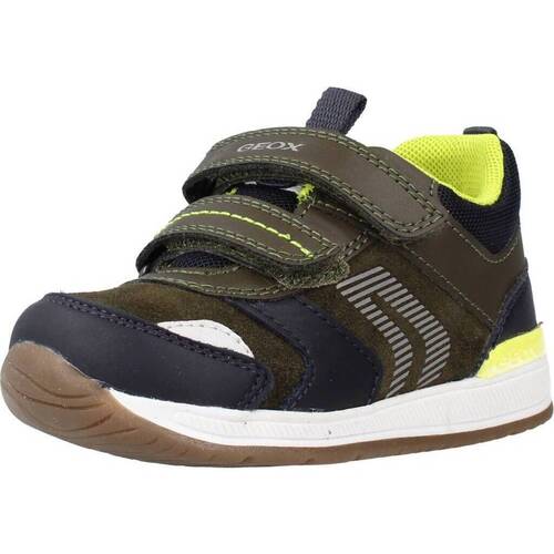 Schoenen Jongens Sneakers Geox B RISHON BOY Groen