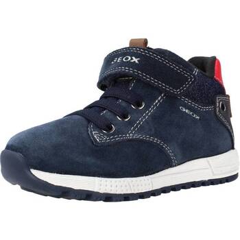 Schoenen Jongens Laarzen Geox B ALBEN BOY Blauw