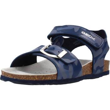 Schoenen Jongens Sandalen / Open schoenen Geox B SANDAL CHALKI BOY Multicolour