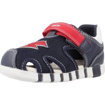 Schoenen Jongens Sandalen / Open schoenen Geox B SANDAL IUPIDOO B Blauw