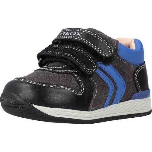 Schoenen Jongens Sneakers Geox B RISHON BOY Zwart