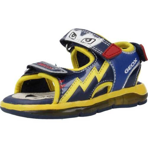 Schoenen Jongens Sandalen / Open schoenen Geox B SANDAL TODO BOY Blauw