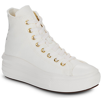 Schoenen Meisjes Hoge sneakers Converse CHUCK TAYLOR ALL STAR MOVE TONAL CANVAS Wit