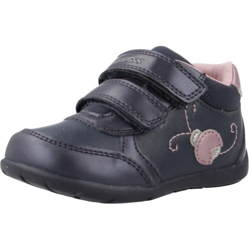 Schoenen Meisjes Derby & Klassiek Geox B ELTHAN GIRL Blauw