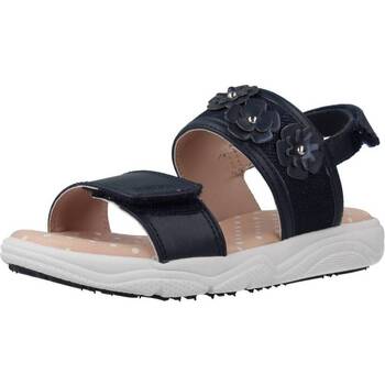 Schoenen Meisjes Sandalen / Open schoenen Geox J SANDAL DEAPHNE GIR Blauw