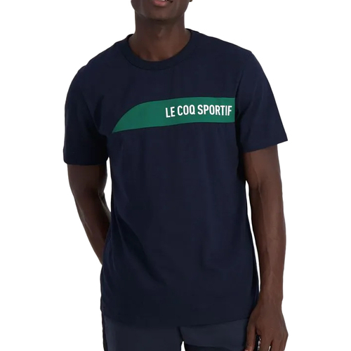 Textiel Heren T-shirts & Polo’s Le Coq Sportif  Blauw