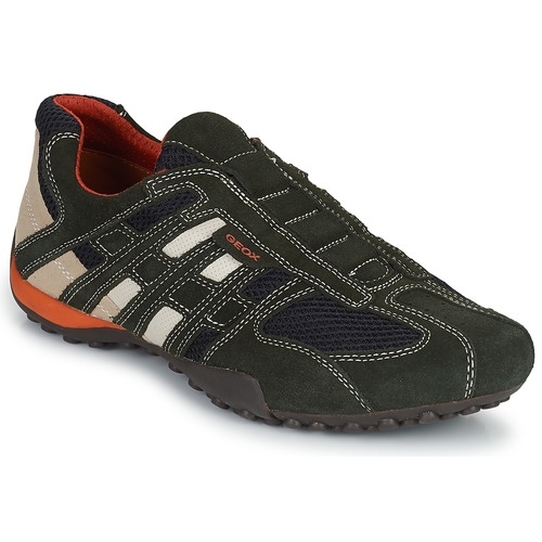 Schoenen Heren Instappers Geox SNAKE Grijs