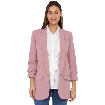 Textiel Dames Jasjes / Blazers La Modeuse 61353_P139937 Roze