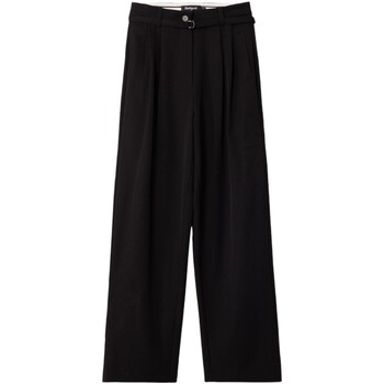 Textiel Dames Broeken / Pantalons Desigual PANT_RIN 24WWPW20 Zwart