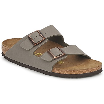 Schoenen Leren slippers Birkenstock ARIZONA Grijs