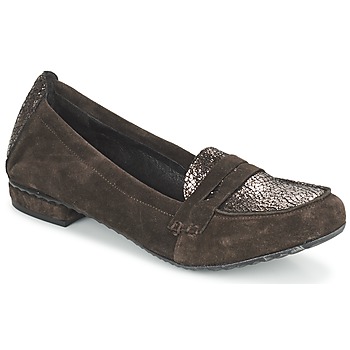 Schoenen Dames Mocassins Regard REMAVO Brown