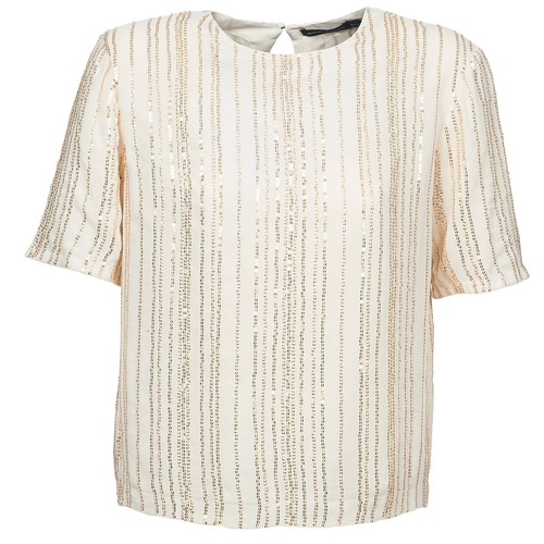 Textiel Dames Tops / Blousjes Antik Batik ROMINA Creme