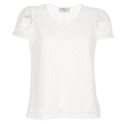 Textiel Dames Tops / Blousjes Betty London I-LOVI Wit