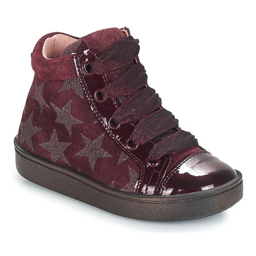 Schoenen Meisjes Hoge sneakers Acebo's MASSA Bordeaux