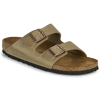 Schoenen Leren slippers Birkenstock ARIZONA Kaki