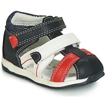 Scarpe Bambino Sandali Chicco GABRIEL Blu / Bianco / Rosso