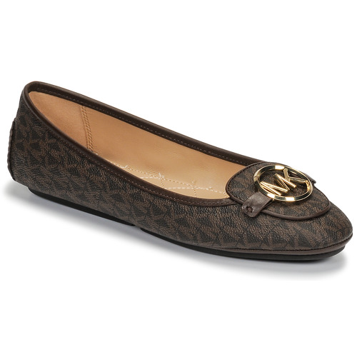 Schuhe Damen Ballerinas MICHAEL Michael Kors LILLIE MOC Braun,