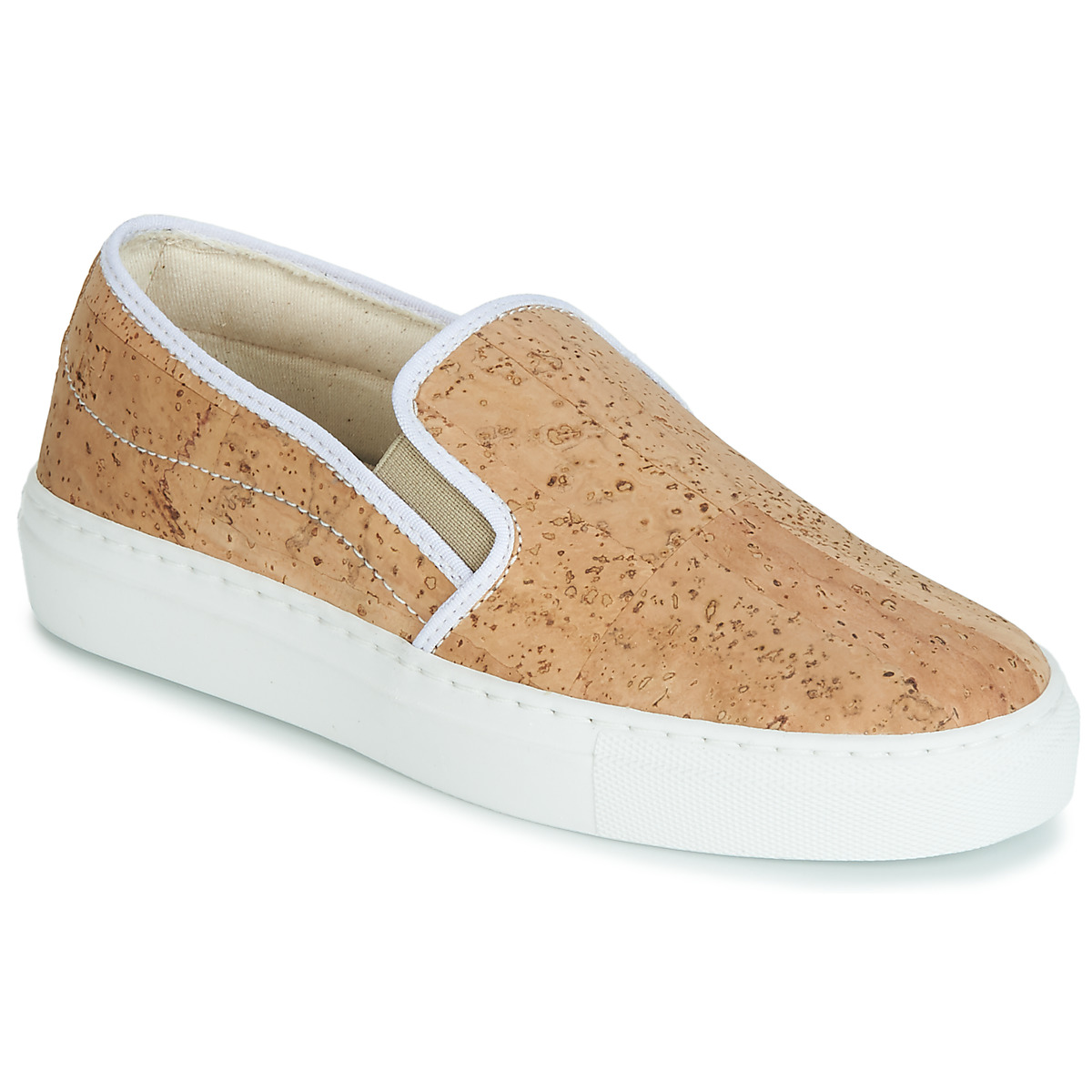 Schuhe Damen Slip on Dream in Green JAKAMORI Beige