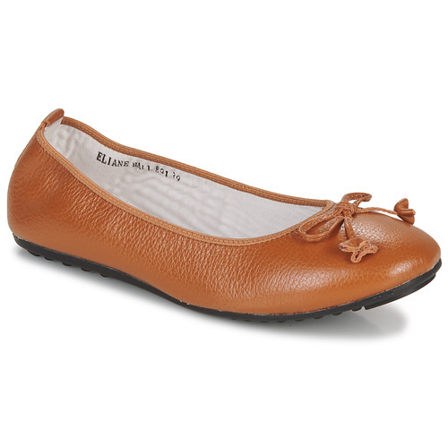 Schuhe Damen Ballerinas Mac Douglas ELIANE Kastanienbraun