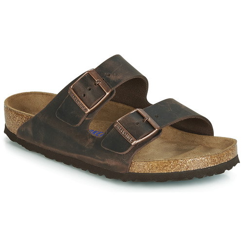 Schuhe Pantoffel Birkenstock ARIZONA SFB Braun,