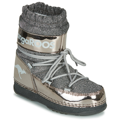 Scarpe Bambina Stivali da neve Kangaroos K-MOON Grigio