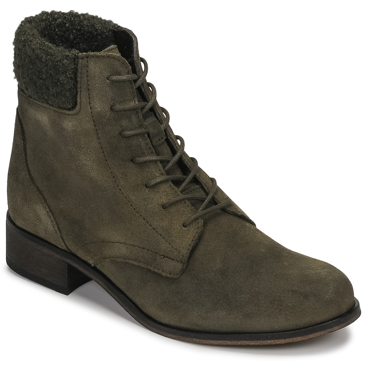 Chaussures Femme Boots André GODILLETTE Kaki