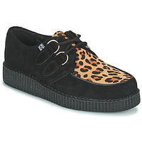 Chaussures Derbies TUK LOW FLEX ROUND TOE CREEPER Noir / Leopard