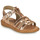 Schuhe Mädchen Sandalen / Sandaletten Citrouille et Compagnie ROLUI Bronze