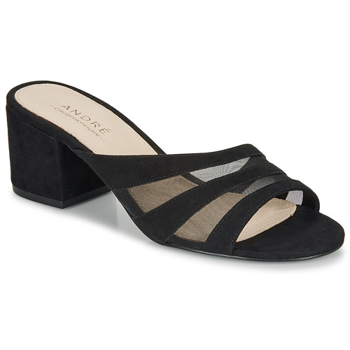 Chaussures Femme Mules André JODY Noir