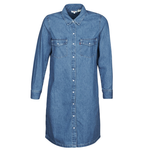 Kleidung Damen Kurze Kleider Levi's SELMA DRESS Blau