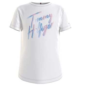 Vêtements Fille T-shirts manches courtes Tommy Hilfiger KG0KG05870-YBR 