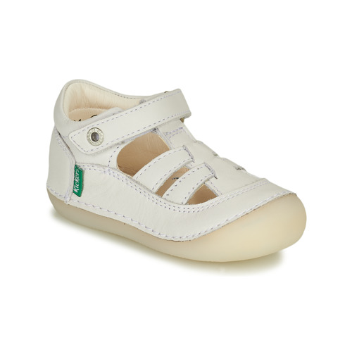 Schuhe Kinder Sandalen / Sandaletten Kickers SUSHY Weiß