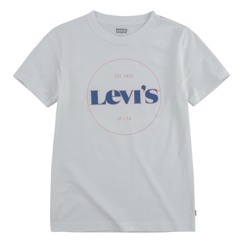 Kleidung Jungen T-Shirts Levi's 9ED415-001 Weiß