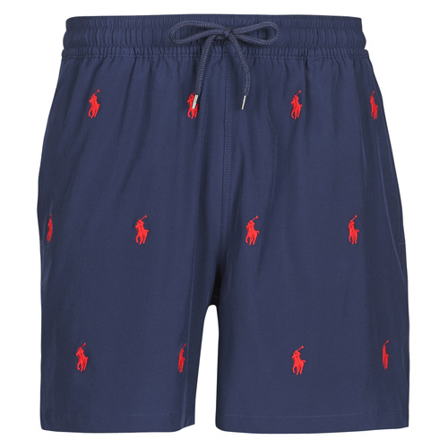 Kleidung Herren Badeanzug /Badeshorts Polo Ralph Lauren MAILLOT SHORT DE BAIN IMPRIME BRODERIE PONY PLAYER CORDON DE SER    