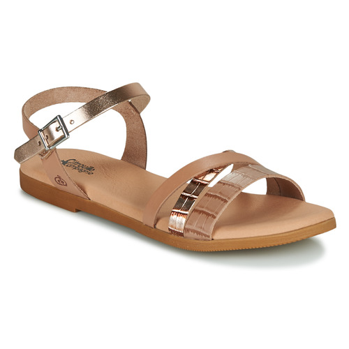 Schuhe Mädchen Sandalen / Sandaletten Citrouille et Compagnie OBINOU Golden