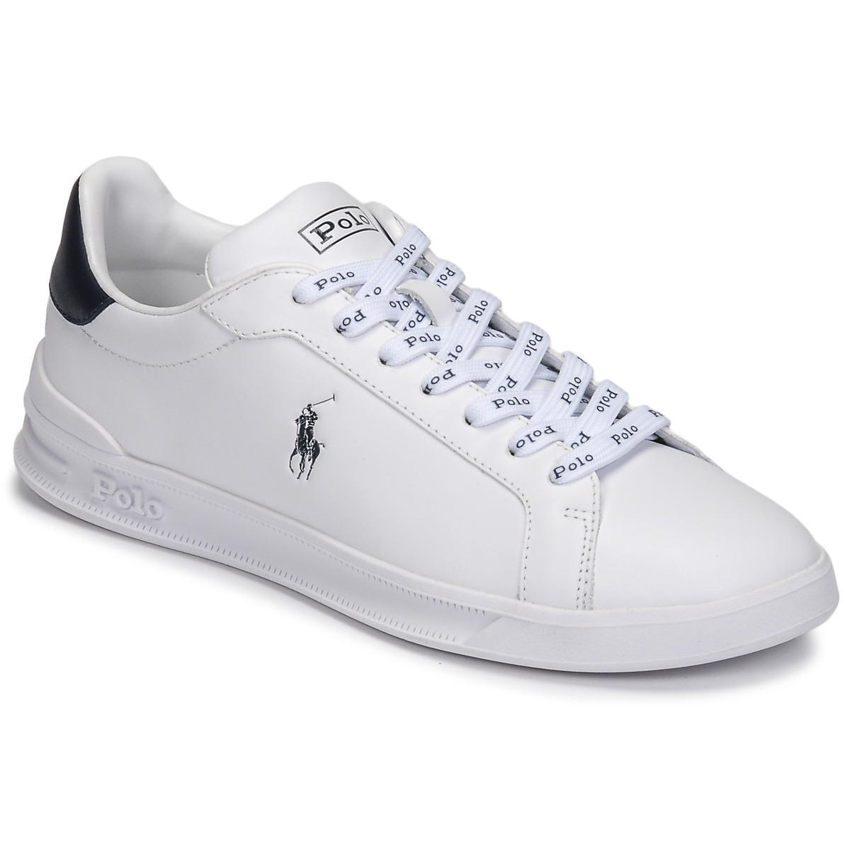 Schuhe Sneaker Low Polo Ralph Lauren HRT CT II-SNEAKERS-ATHLETIC SHOE Weiß / Marineblau