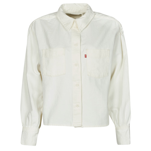 Kleidung Damen Hemden Levi's ZOEY PLEAT UTILITY SHIRT Weiß