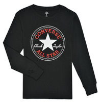 Vêtements Garçon T-shirts manches longues Converse CHUCK PATCH LONG SLEEVE TEE 