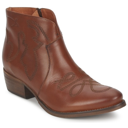 Schuhe Damen Boots Pastelle JANE Kamel