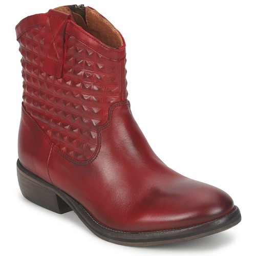 Schuhe Damen Boots Pastelle ELSA Bordeaux