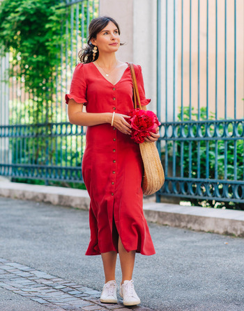 Kleidung Damen Maxikleider Céleste SOPHIE Rot