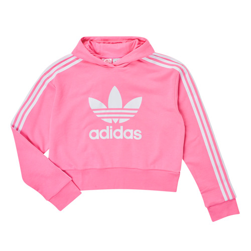 Kleidung Mädchen Sweatshirts adidas Originals CROPPED HOODIE  