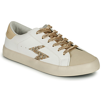 Schuhe Damen Sneaker Low Le Temps des Cerises SOHO Weiß / Beige / Golden