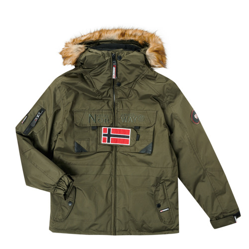 Kleidung Jungen Parkas Geographical Norway BENCH Khaki