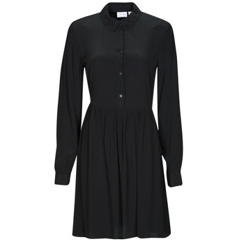 Kleidung Damen Kurze Kleider Vila VIFINI L/S SHIRT DRESS/SU    