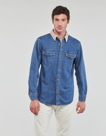 Kleidung Herren Langärmelige Hemden Levi's RELAXED FIT WESTERN Blau