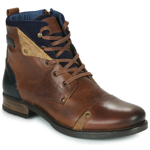 Schuhe Herren Boots Redskins YEDOS Kognac